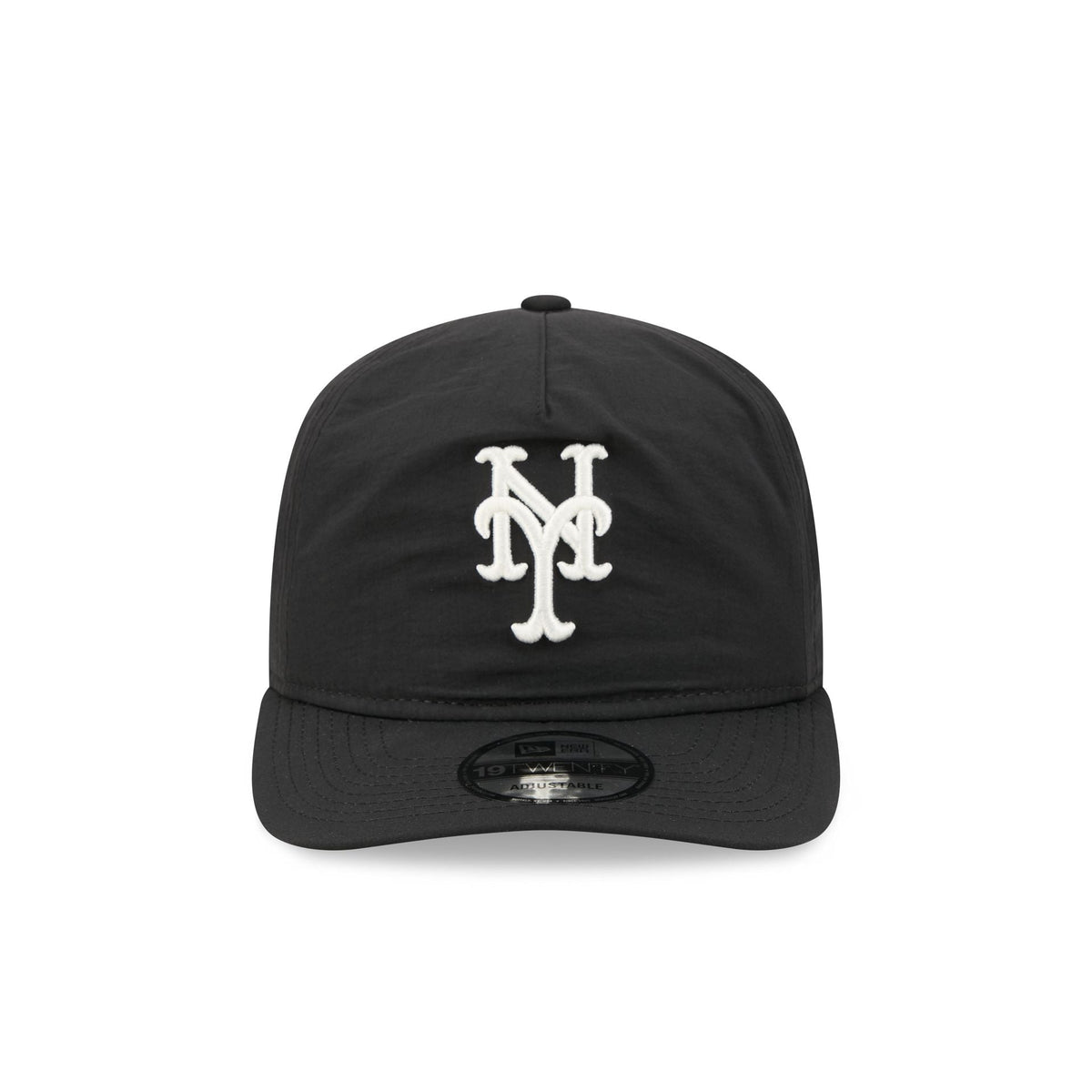New York Mets Black Nylon 19TWENTY Adjustable Hat