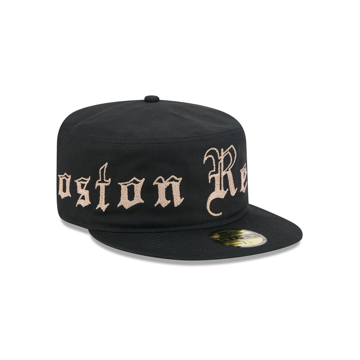 Boston Red Sox Gothic Lettering Pillbox Hat