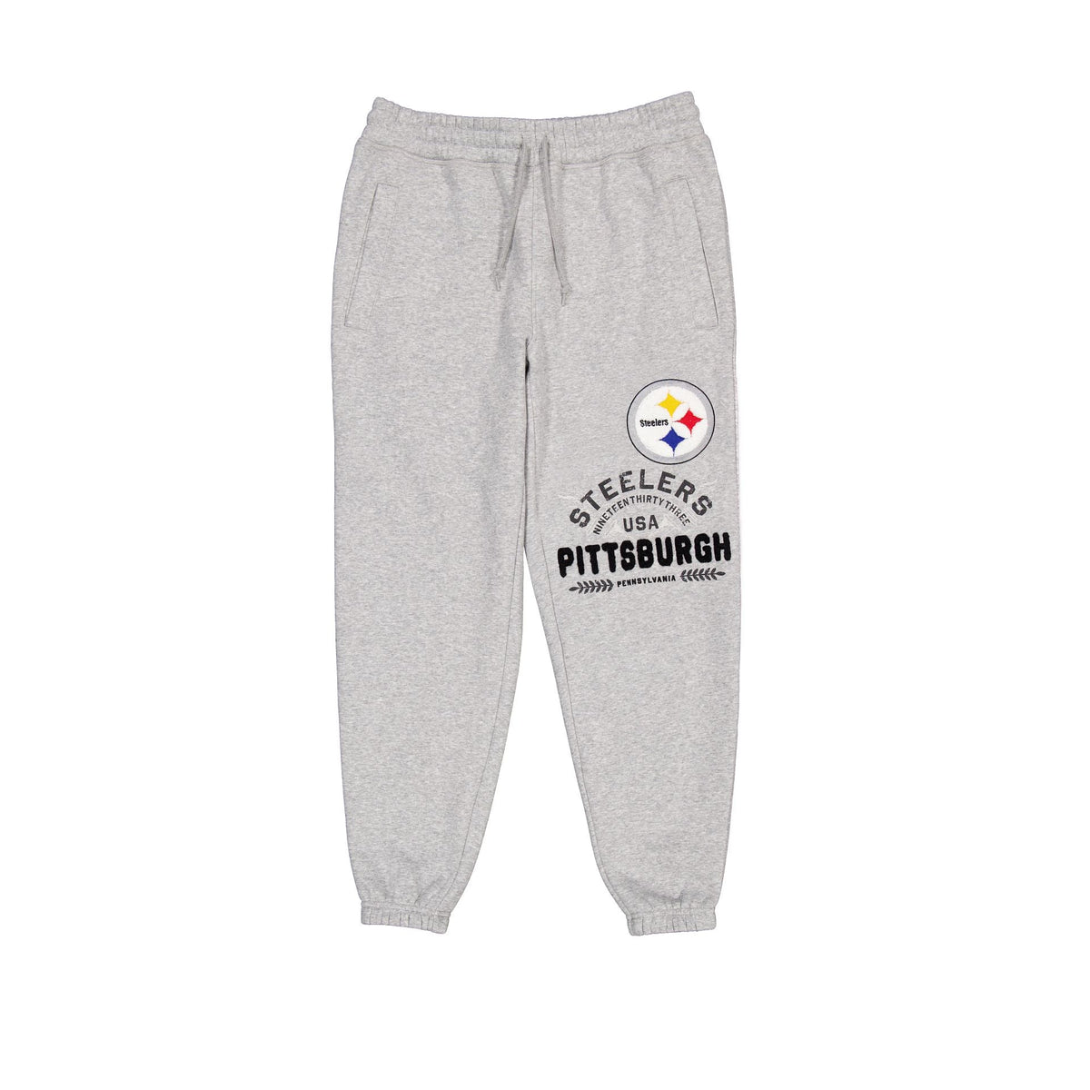 Pittsburgh Steelers Heather Gray Varsity Sweatpants