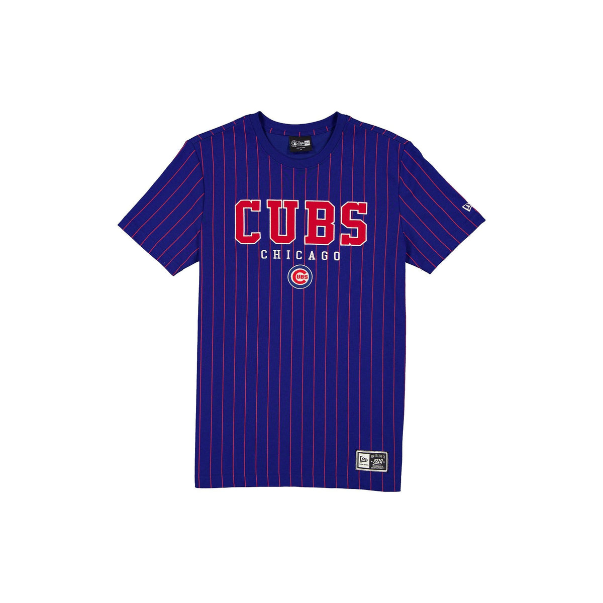 Chicago Cubs Throwback Pinstripe Varsity T-Shirt