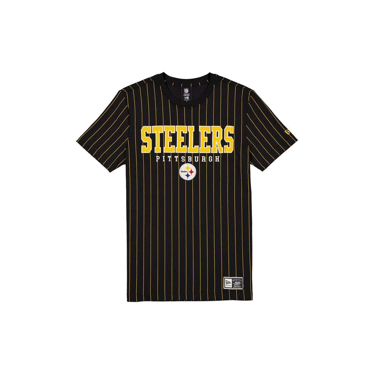 Pittsburgh Steelers Throwback Pinstripe Varsity T-Shirt