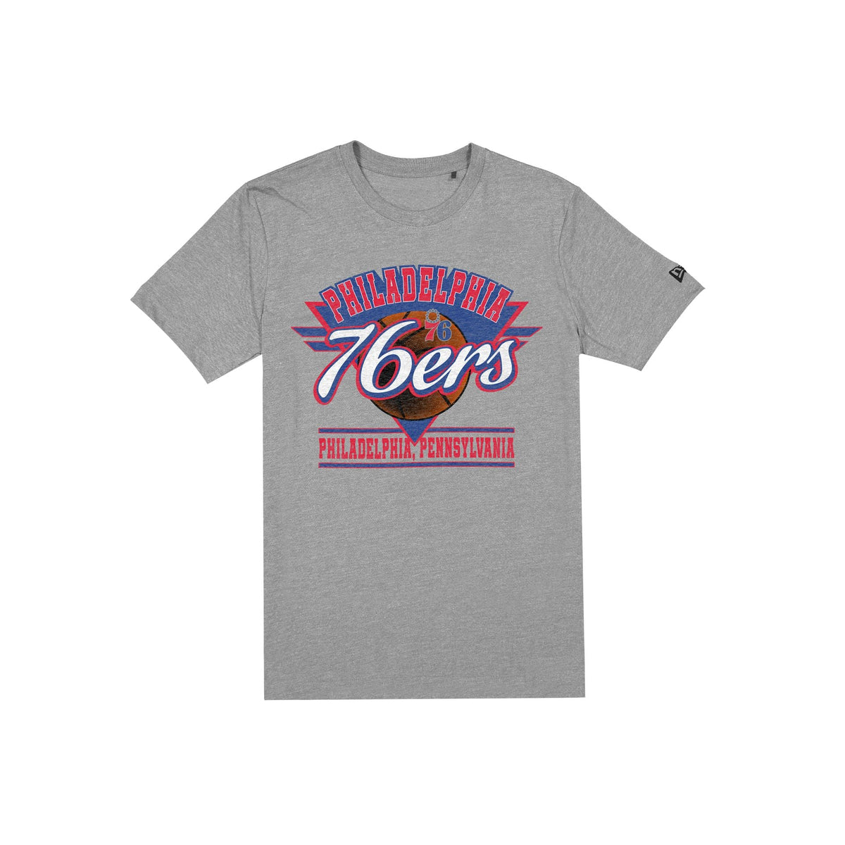 Philadelphia 76ers Bold Heather Gray T-Shirt