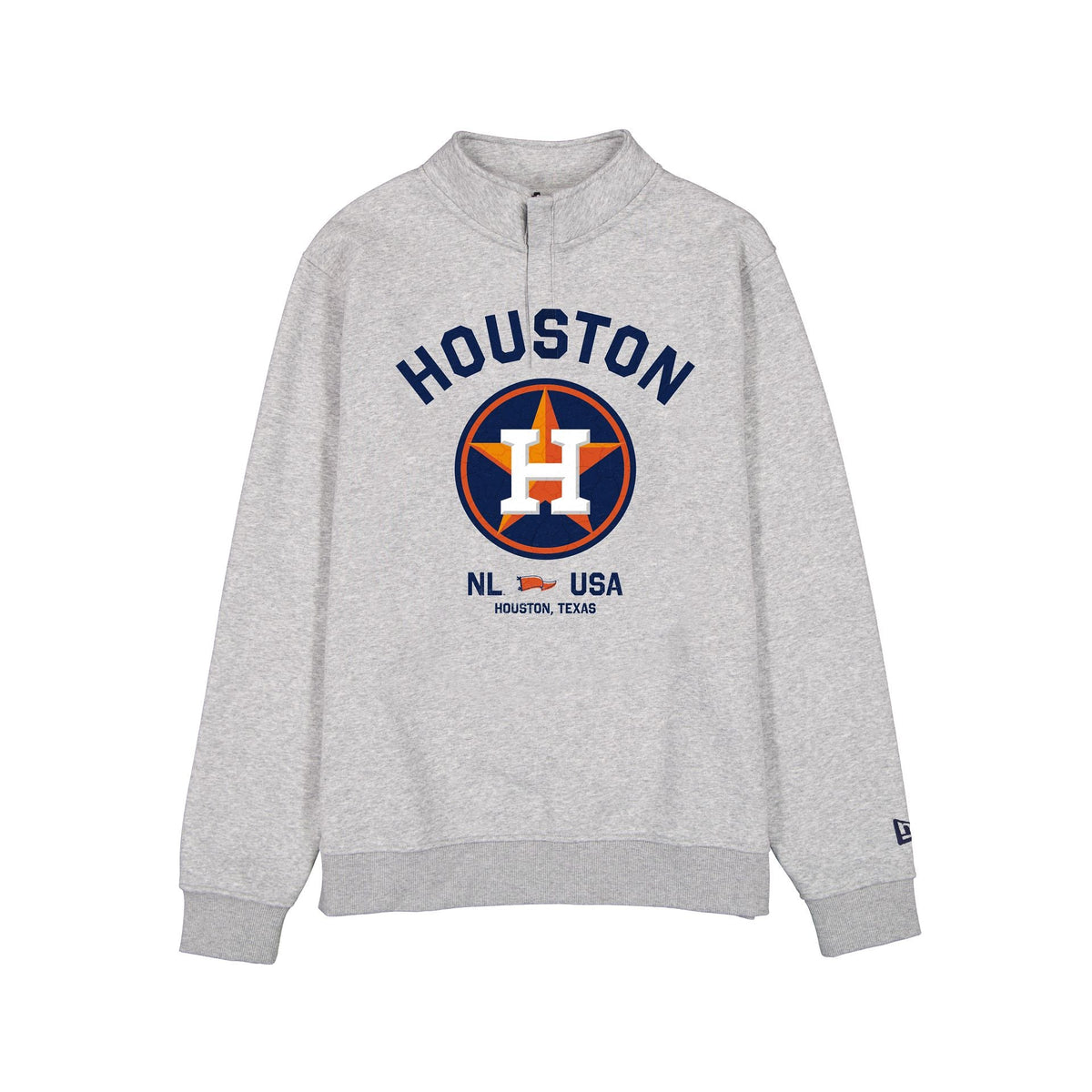 Houston Astros Heather Gray Quarter Zip