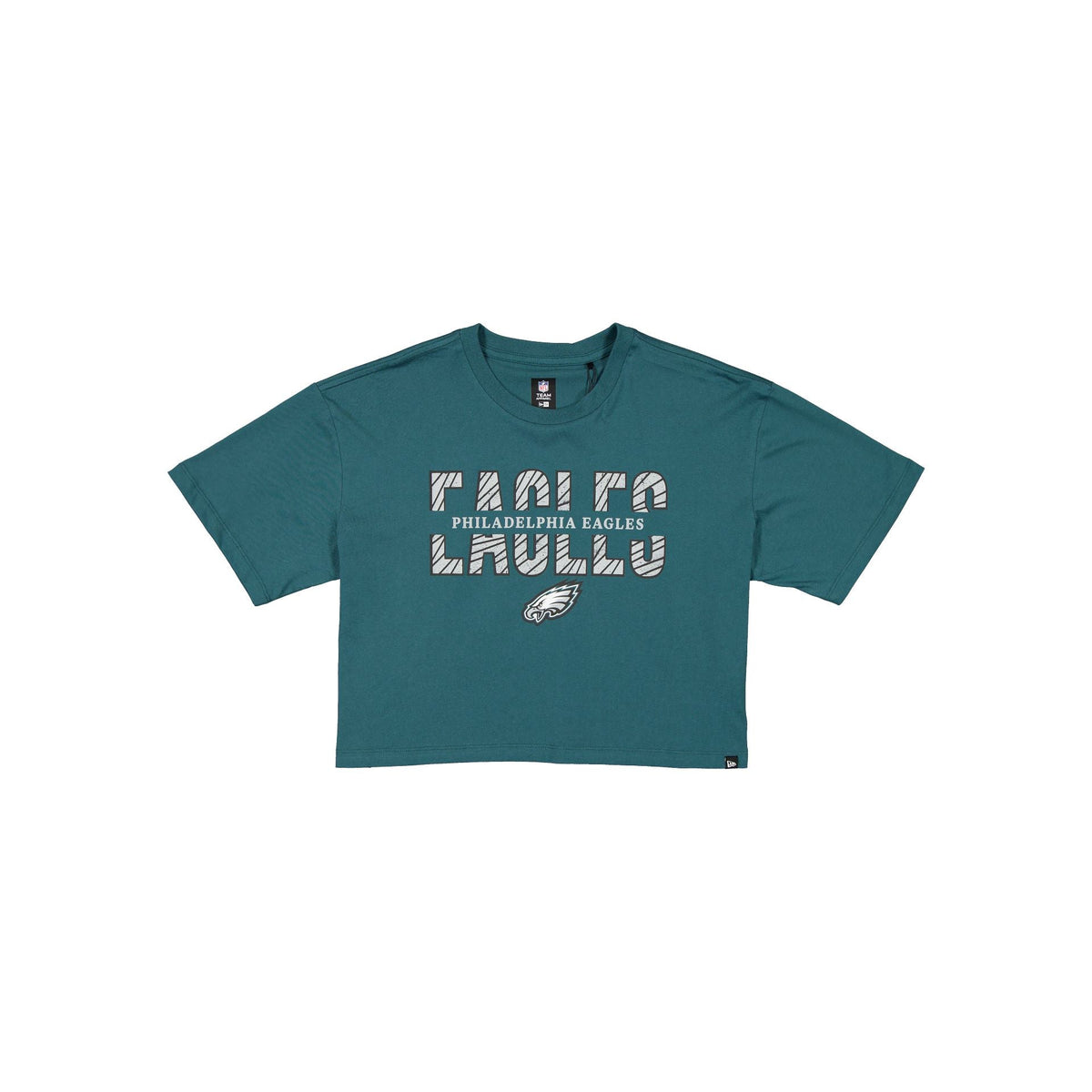 Philadelphia Eagles Women's Cropped Split T-Shirt