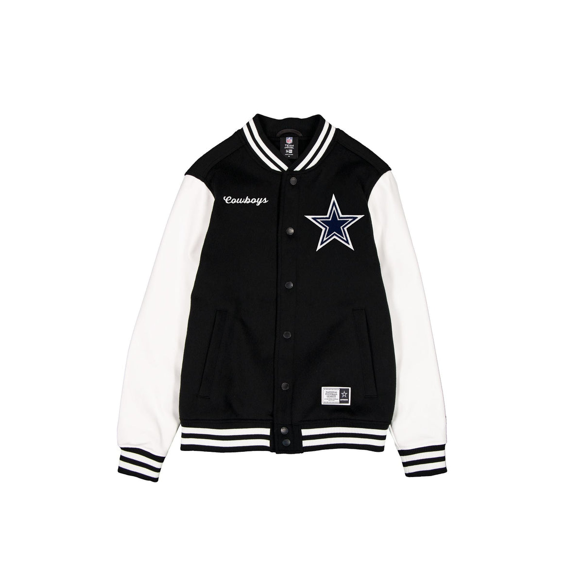 Dallas Cowboys Black & White Varsity Jacket