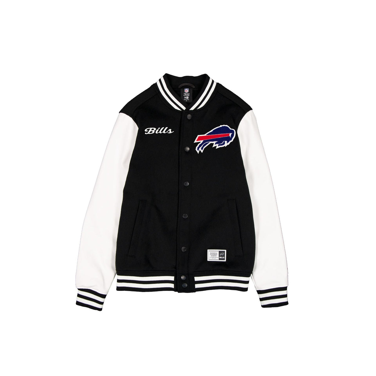 Buffalo Bills Black & White Varsity Jacket
