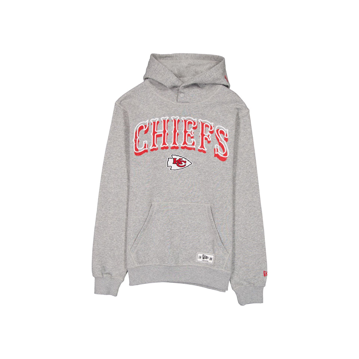 Kansas City Chiefs Heather Gray Varsity Hoodie