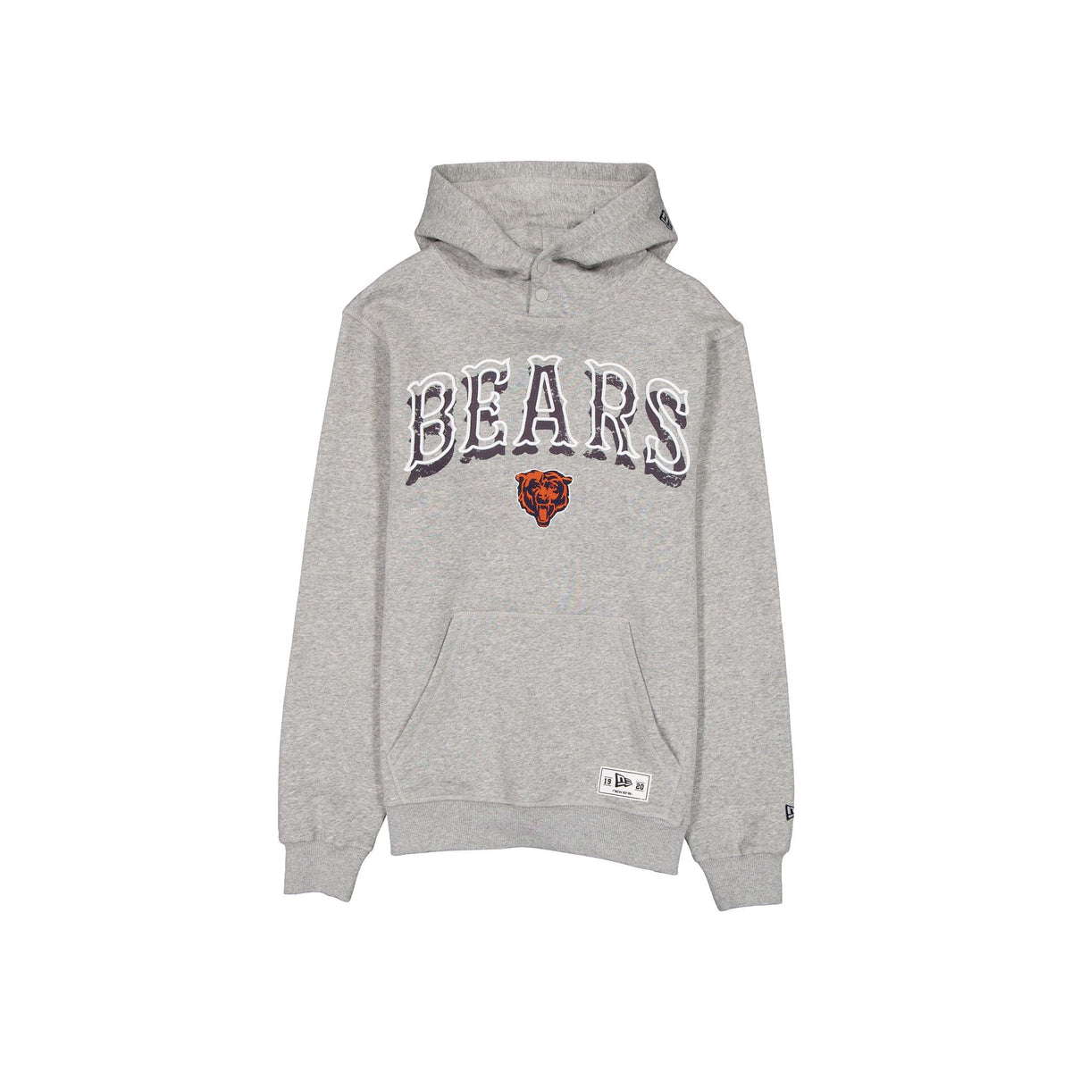 Chicago Bears Heather Gray Varsity Hoodie