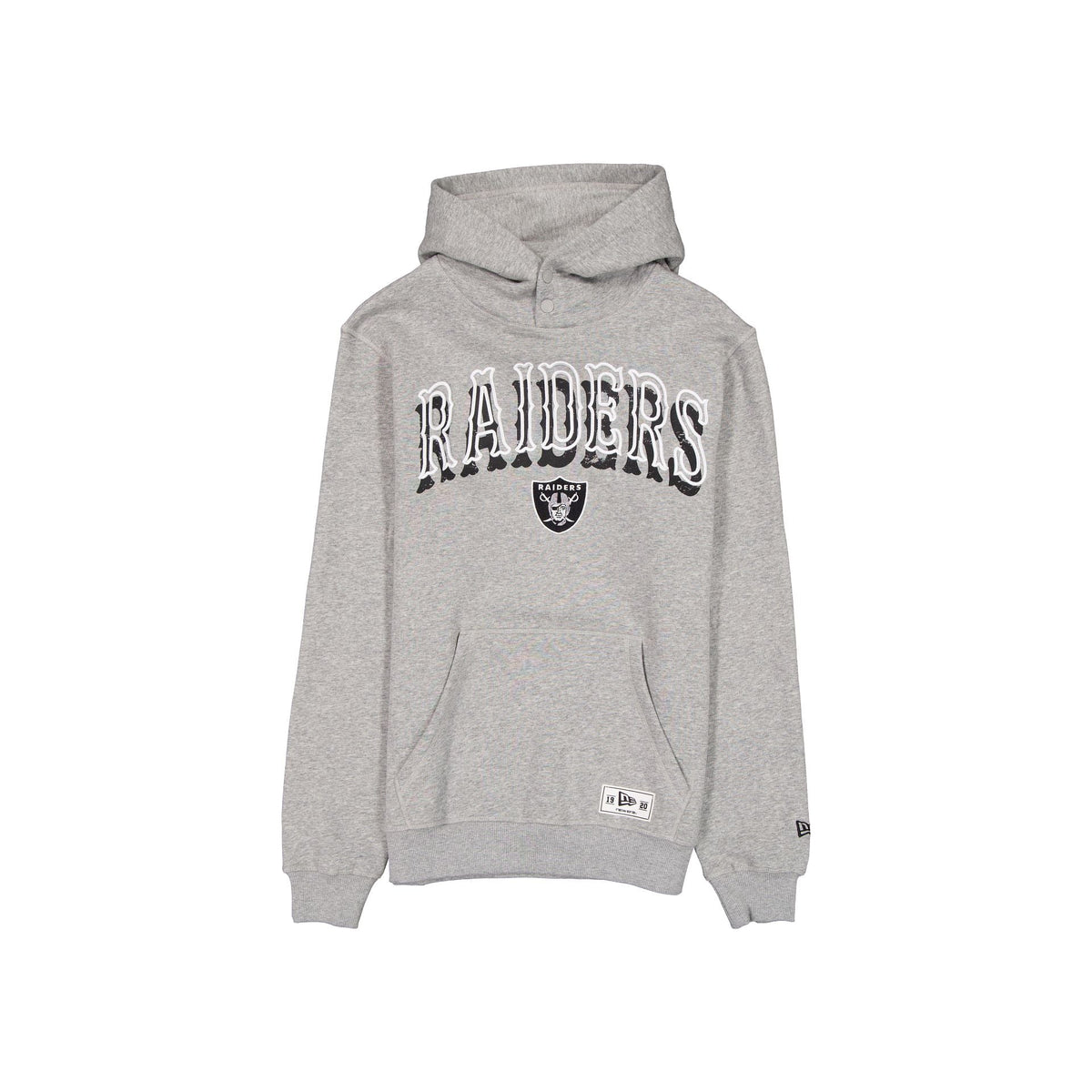 Las Vegas Raiders Heather Gray Varsity Hoodie