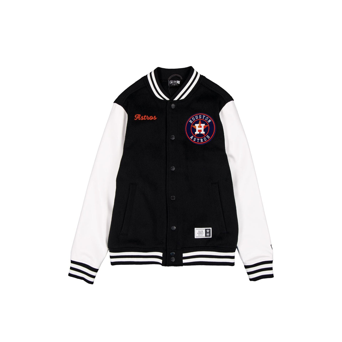 Houston Astros Black & White Varsity Jacket