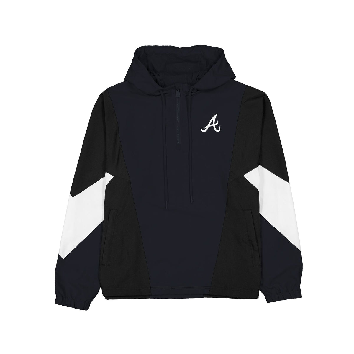 Atlanta Braves Multicolor Quarter Zip Windbreaker