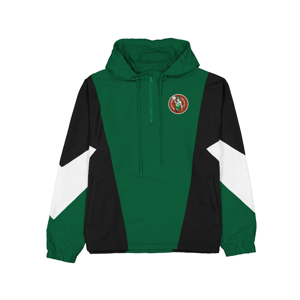Boston Celtics Multicolor Quarter Zip Windbreaker