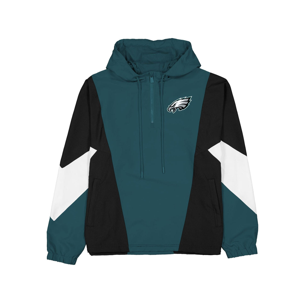 Philadelphia Eagles Multicolor Quarter Zip Windbreaker