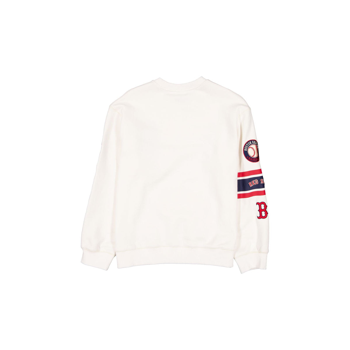 Boston Red Sox Women's Chrome White Varsity Crewneck