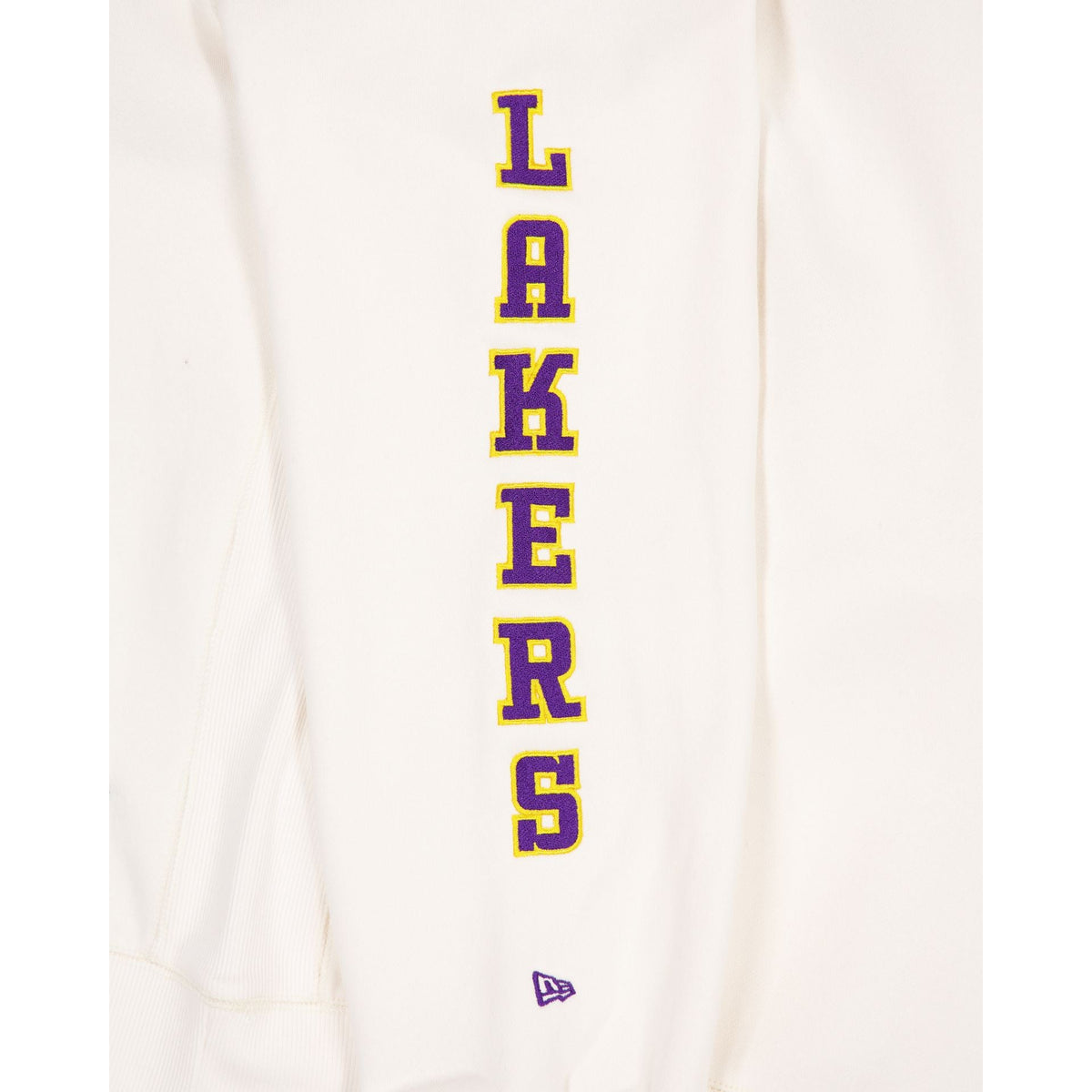 Los Angeles Lakers Women's Chrome White Varsity Crewneck