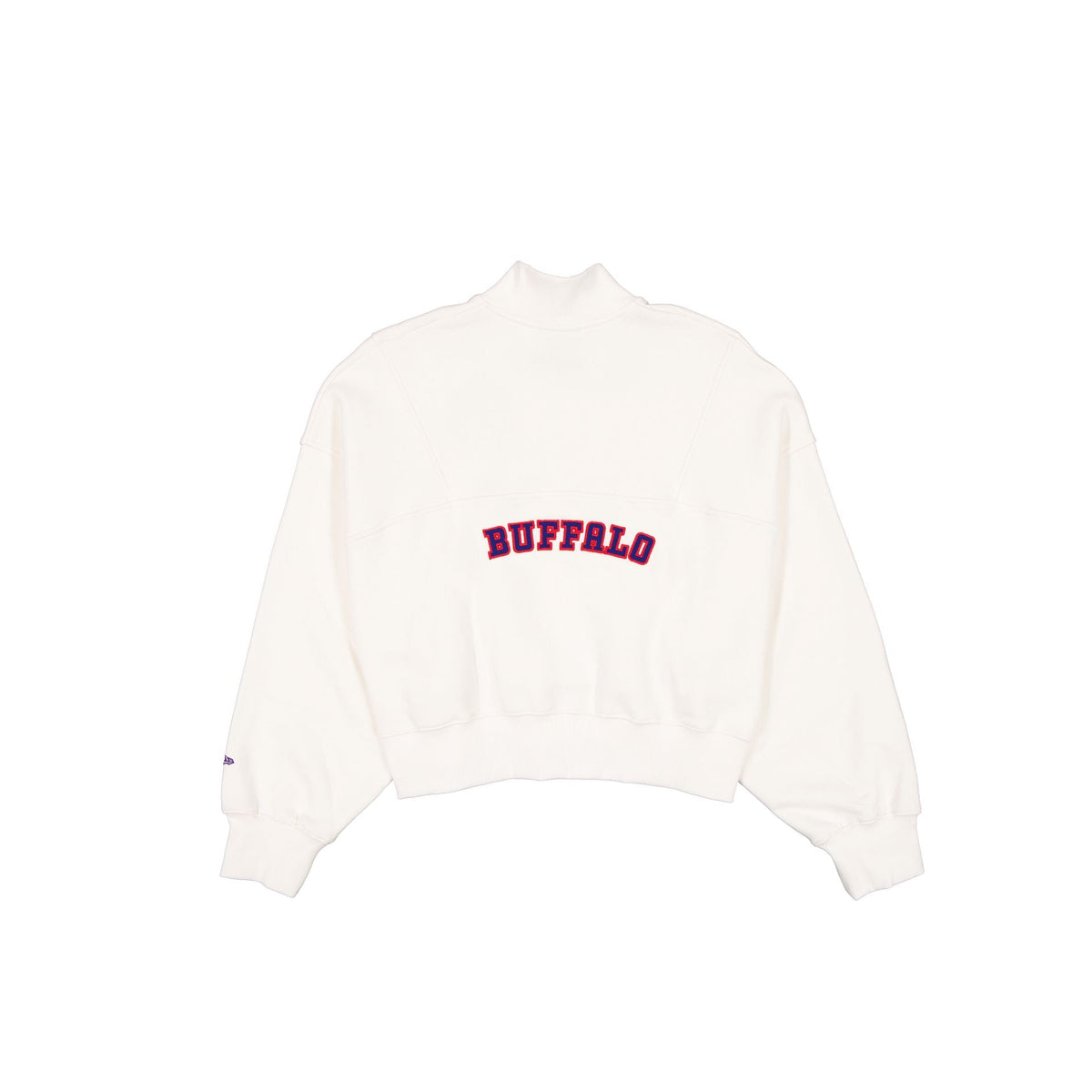 Buffalo Bills Women's Chrome White Quarter Zip
