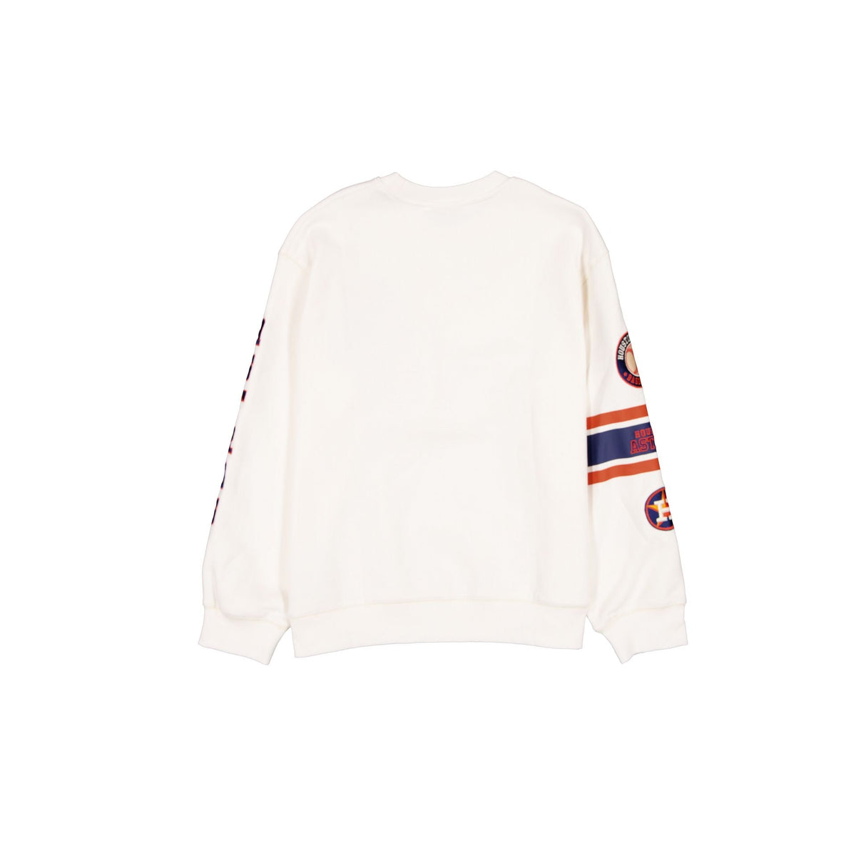 Houston Astros Women's Chrome White Varsity Crewneck