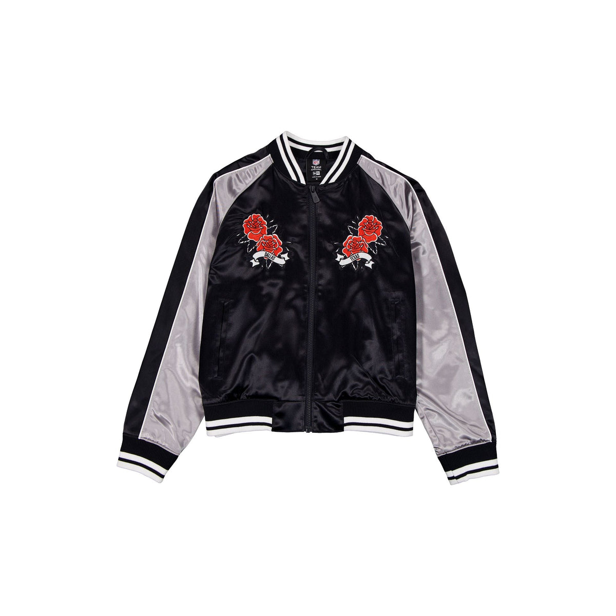 Dallas Cowboys Women's Floral Satin Varsity Jacket