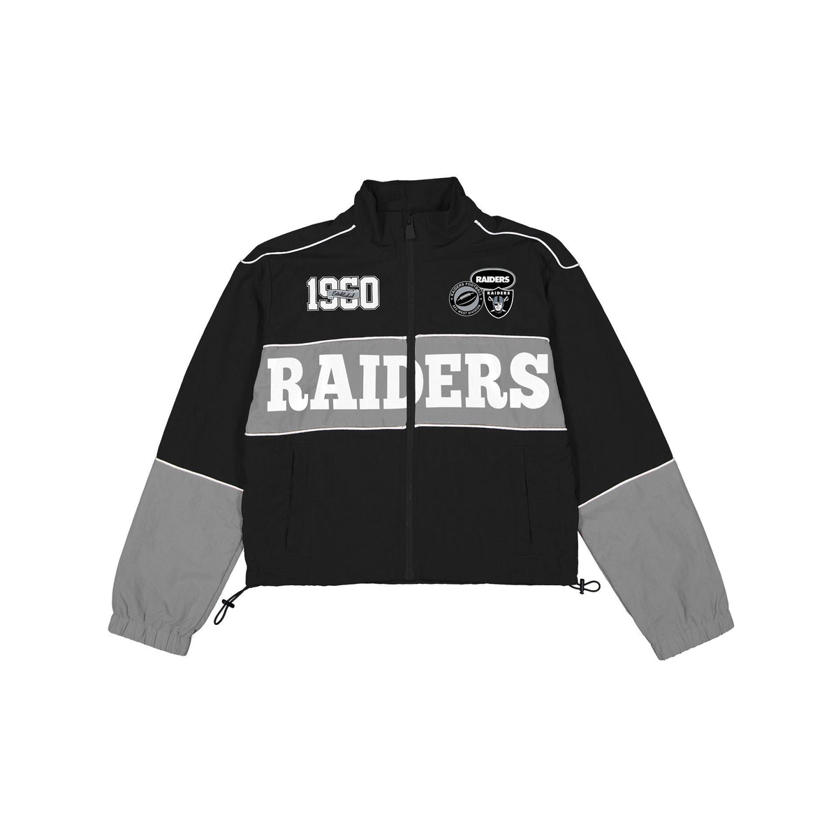 Las Vegas Raiders Women's Cropped Windbreaker