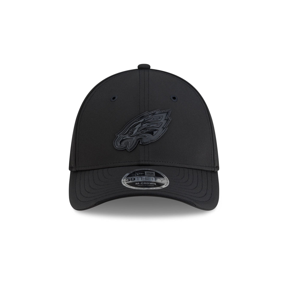 Philadelphia Eagles 2026 Sideline Black 39THIRTY M-Crown Stretch Fit Hat