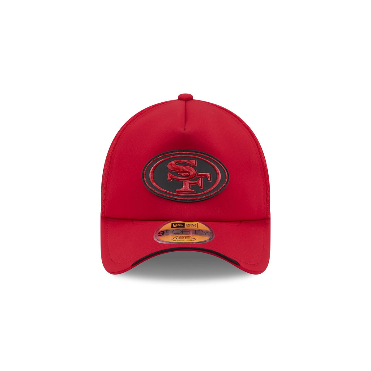 San Francisco 49ers 2026 Sideline 9FORTY APEX Trucker Hat