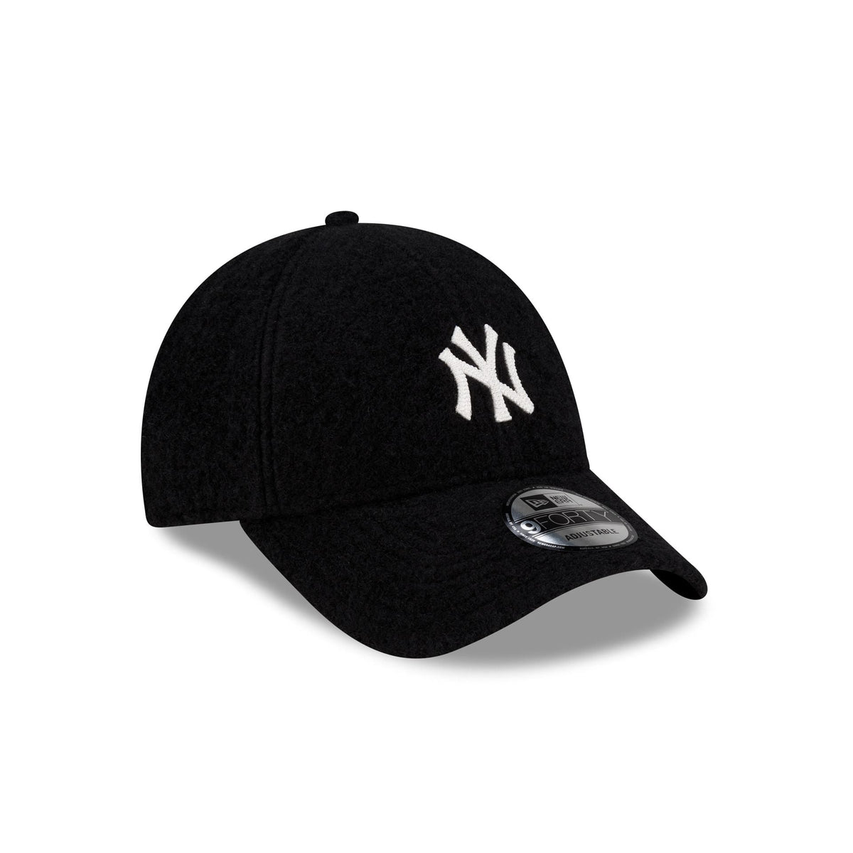 New York Yankees Black Winter Borg 9FORTY Snapback Hat