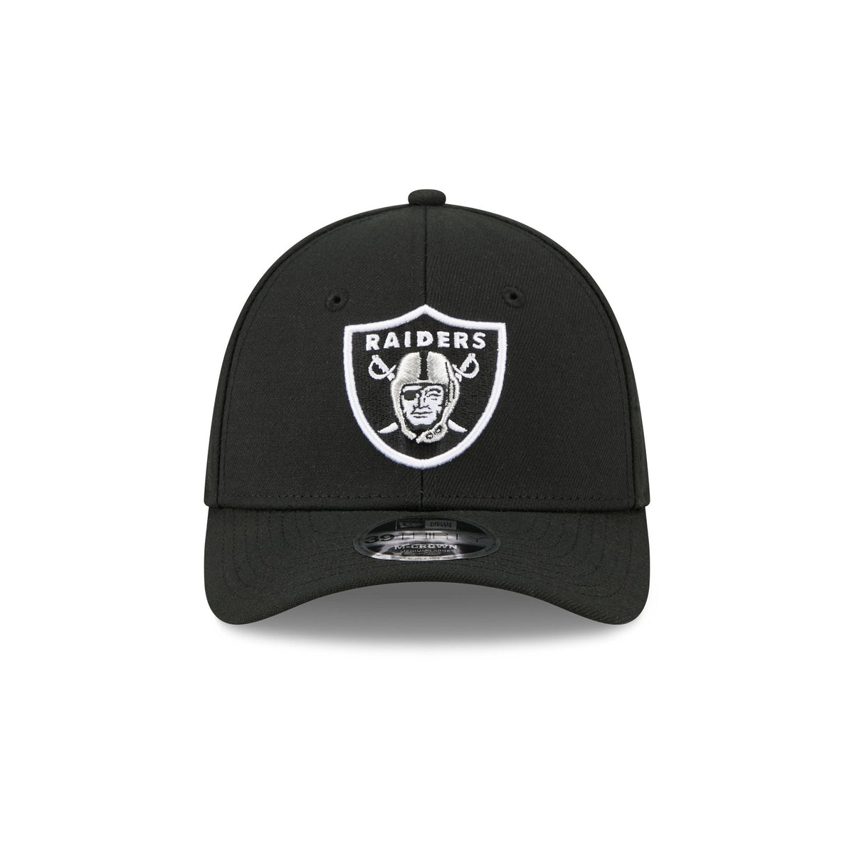 Las Vegas Raiders Team 39THIRTY M-Crown Stretch Fit Hat