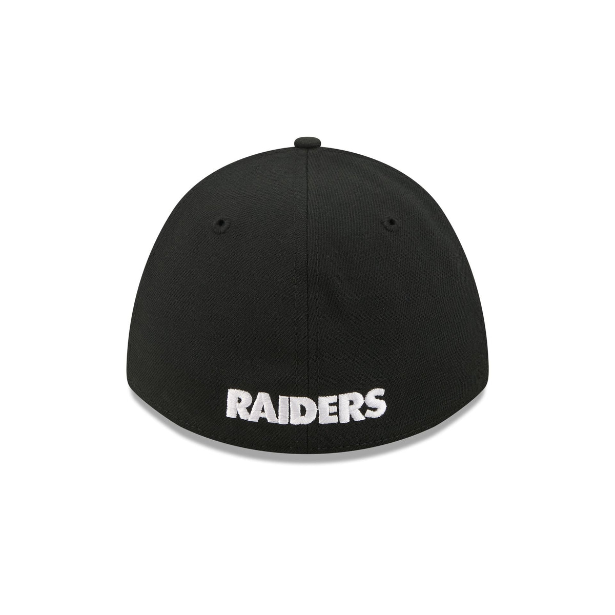 Las Vegas Raiders Poly Black & White 39THIRTY M-Crown A-Frame Stretch Fit Hat