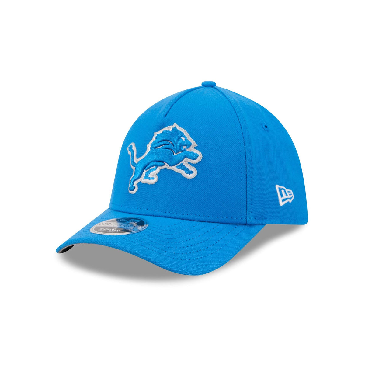 Detroit Lions Poly 39THIRTY M-Crown A-Frame Stretch Fit Hat