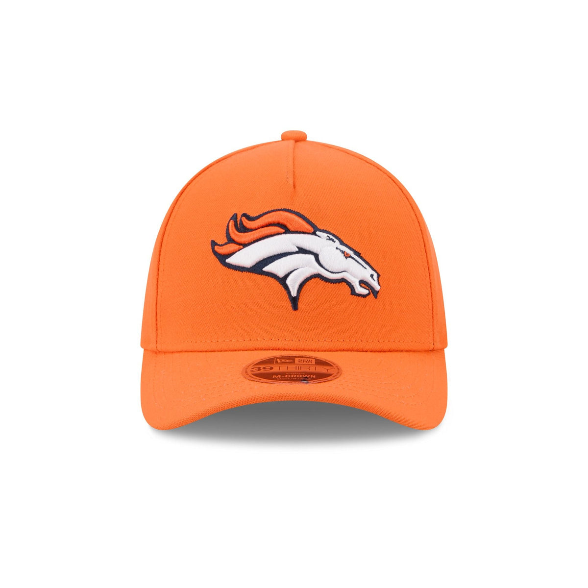 Denver Broncos Poly 39THIRTY M-Crown A-Frame Stretch Fit Hat