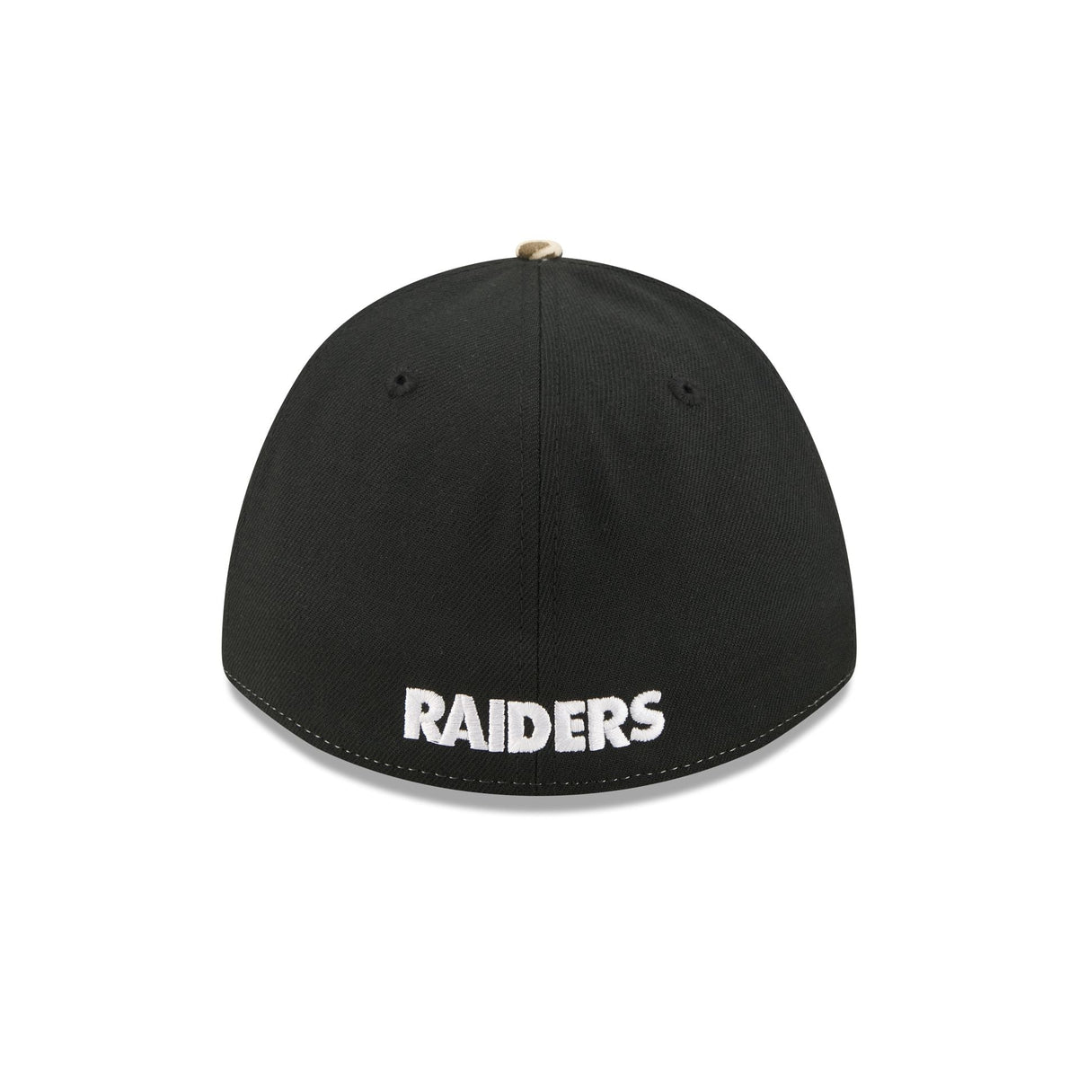 Las Vegas Raiders Poly Realtree 39THIRTY M-Crown A-Frame Stretch Fit Hat