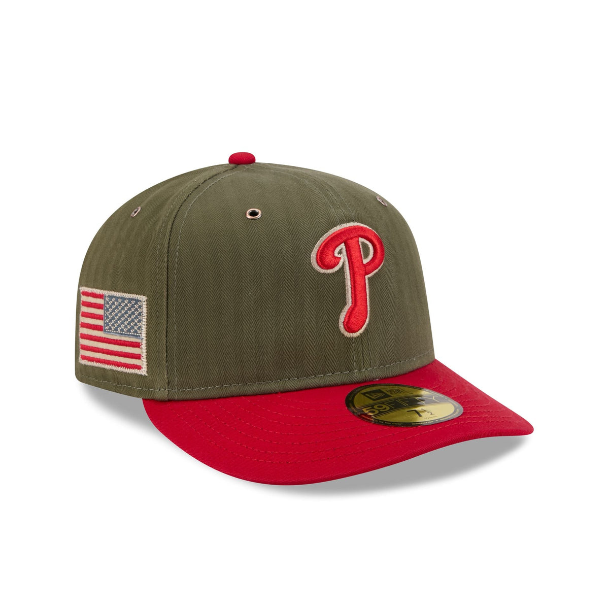 Philadelphia Phillies Three Looms American Herringbone 59FIFTY Fitted Hat