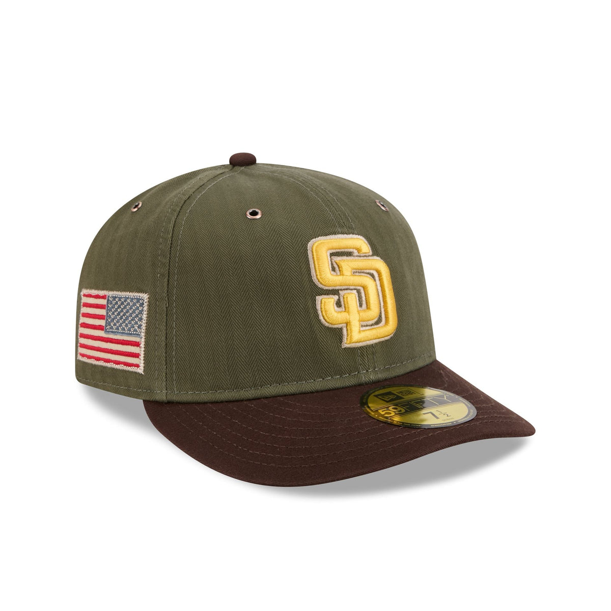 San Diego Padres Three Looms American Herringbone 59FIFTY Fitted Hat
