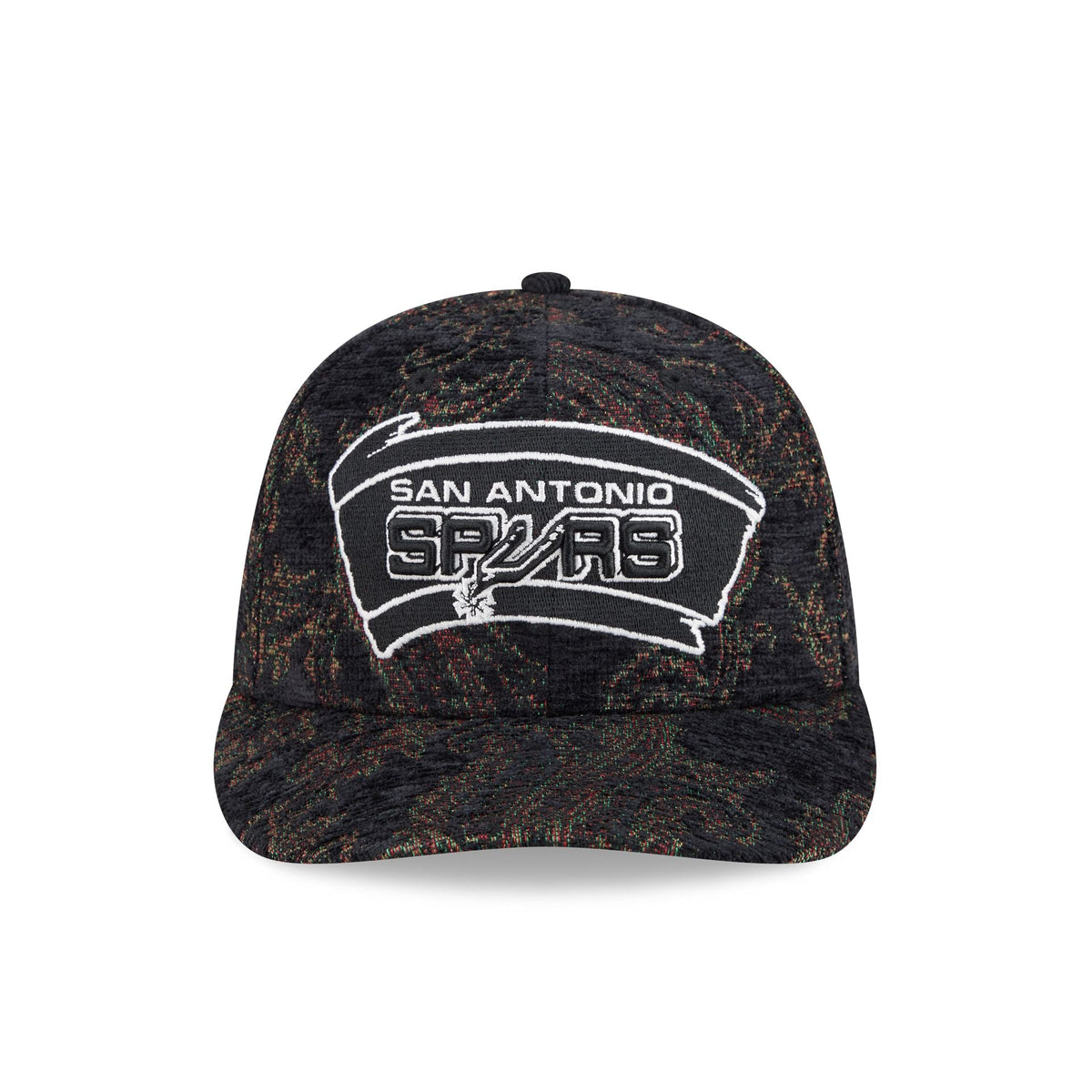 San Antonio Spurs Three Looms Jacquard Chenille 59FIFTY Fitted Hat