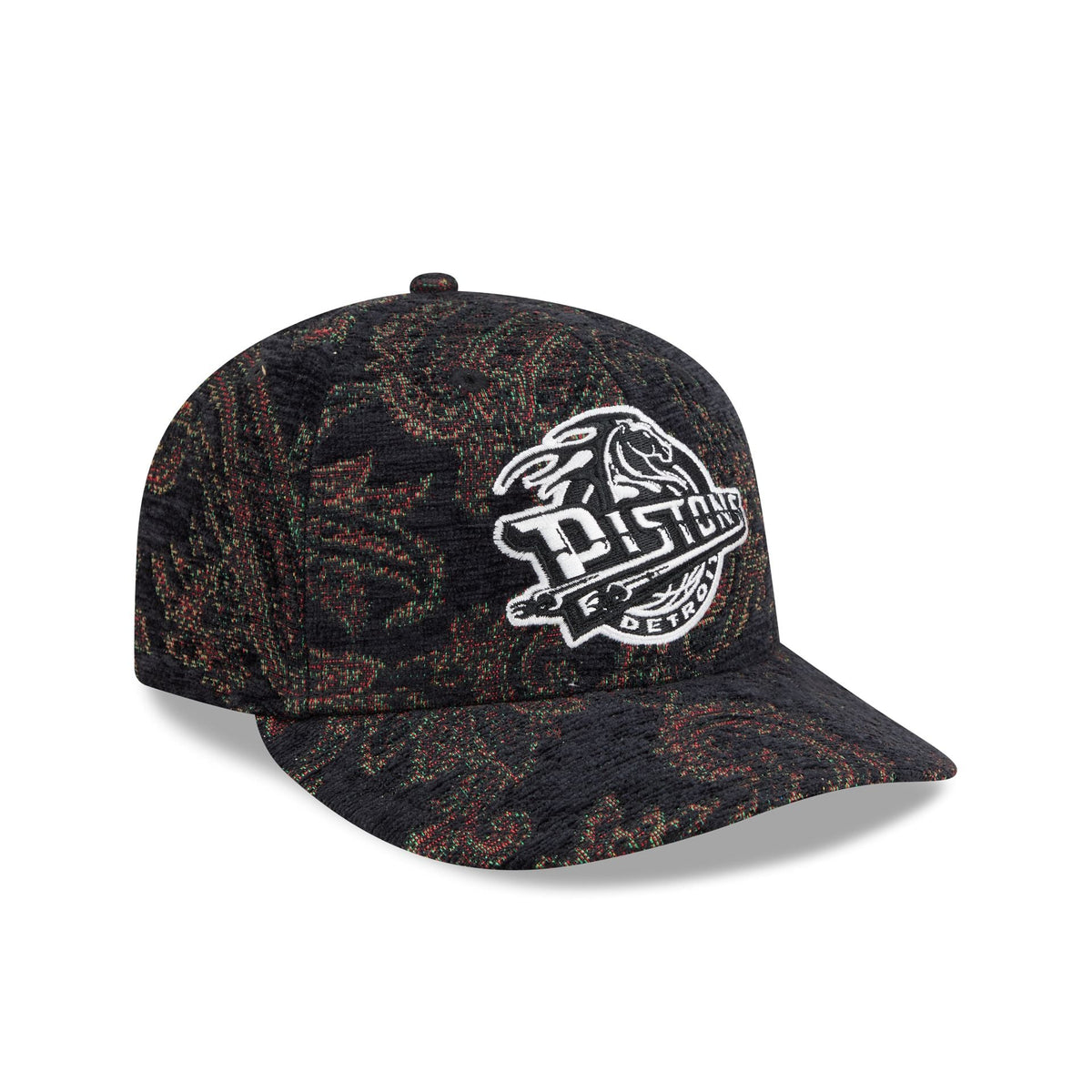 Detroit Pistons Three Looms Jacquard Chenille 59FIFTY Fitted Hat
