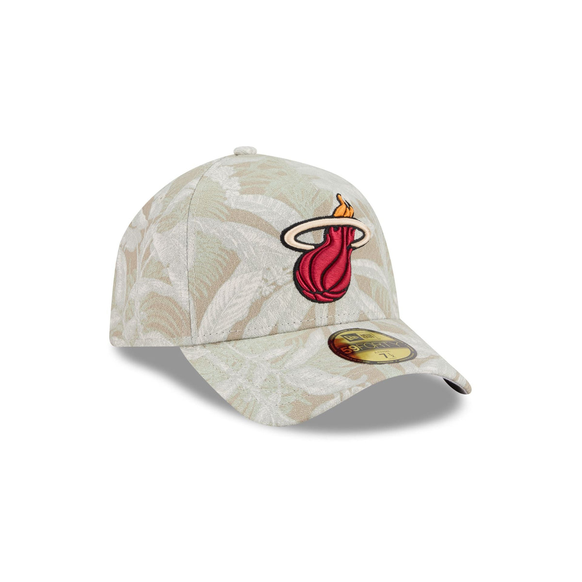 Miami Heat Three Looms Leafy Palm 59FORTY A-Frame Fitted Hat