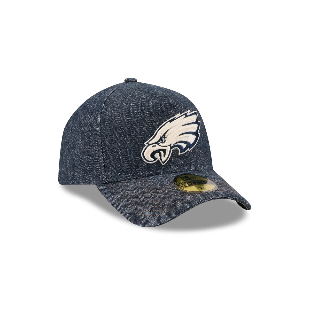 Philadelphia Eagles Denim 59FORTY A-Frame Fitted Hat