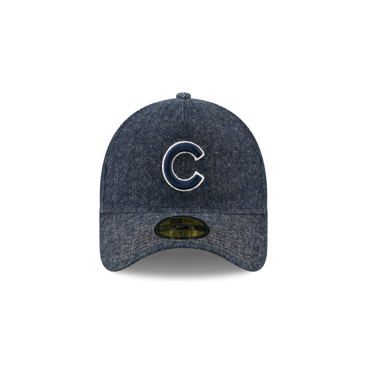 Chicago Cubs Denim 59FORTY A-Frame Fitted Hat