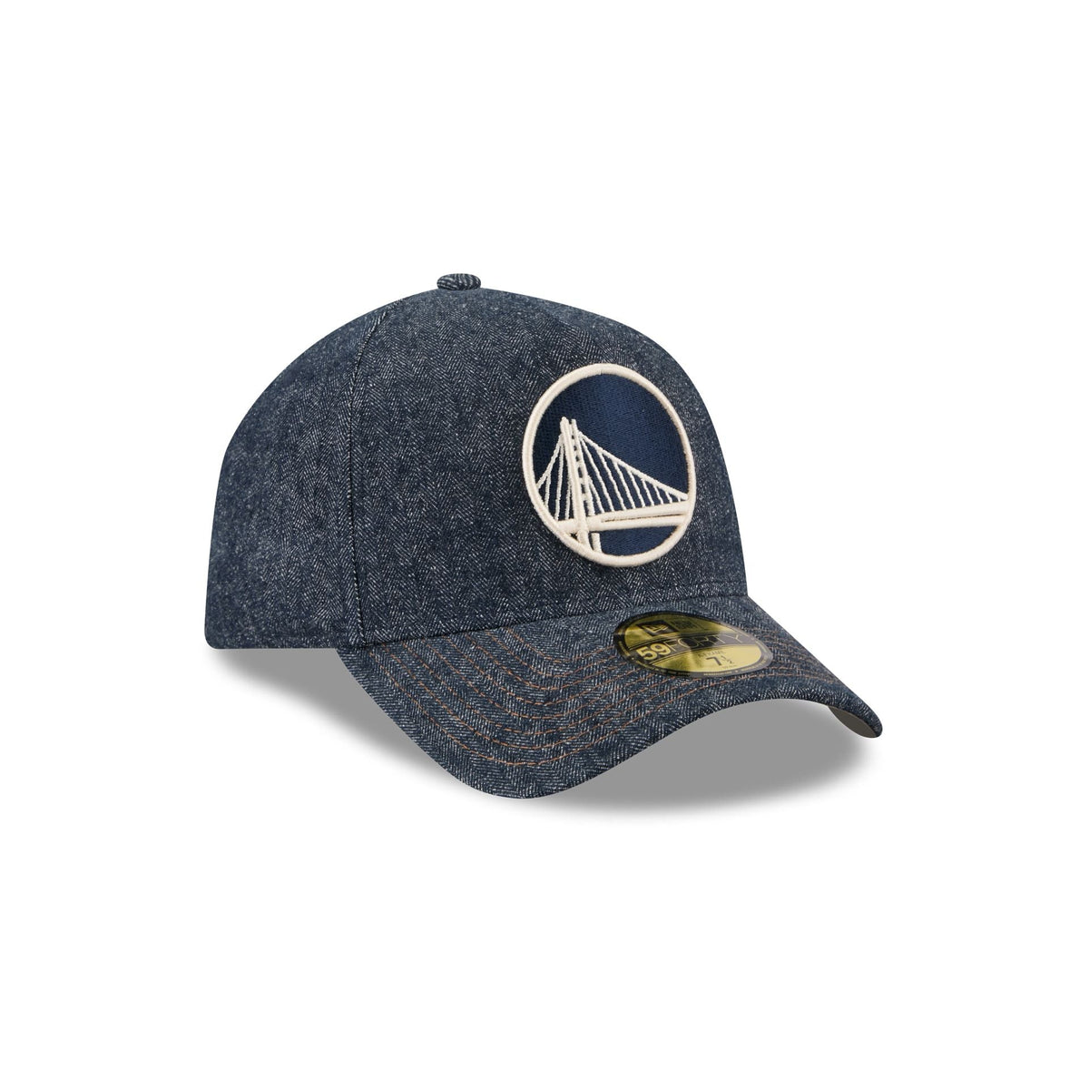 Golden State Warriors Denim 59FORTY A-Frame Fitted Hat