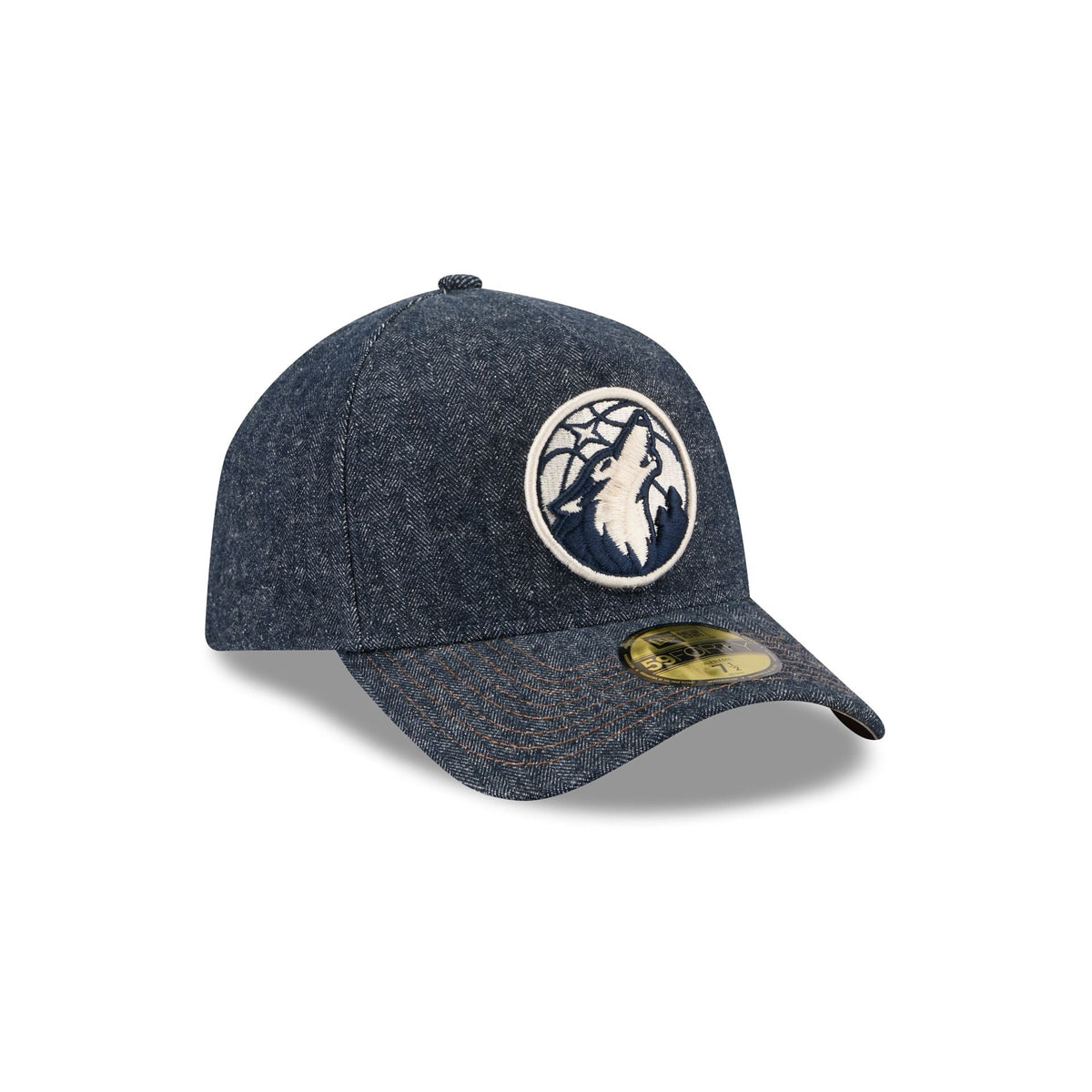 Minnesota Timberwolves Denim 59FORTY A-Frame Fitted Hat