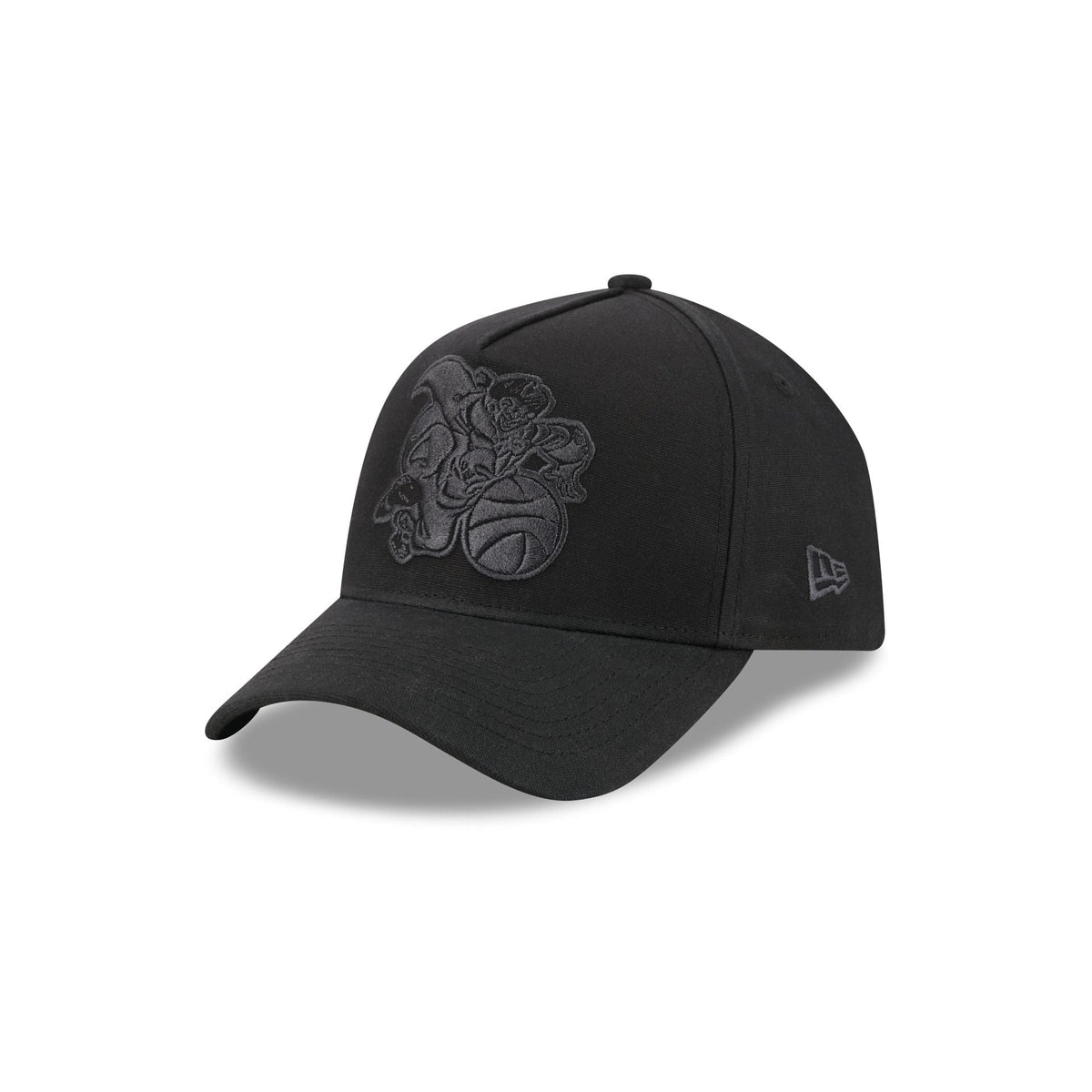 New York Knicks Waxed Canvas Black 59FORTY A-Frame Fitted Hat