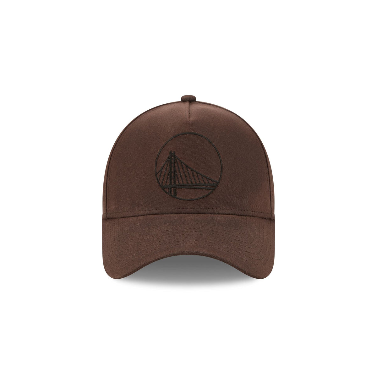Golden State Warriors Waxed Canvas Brown 59FORTY A-Frame Fitted Hat