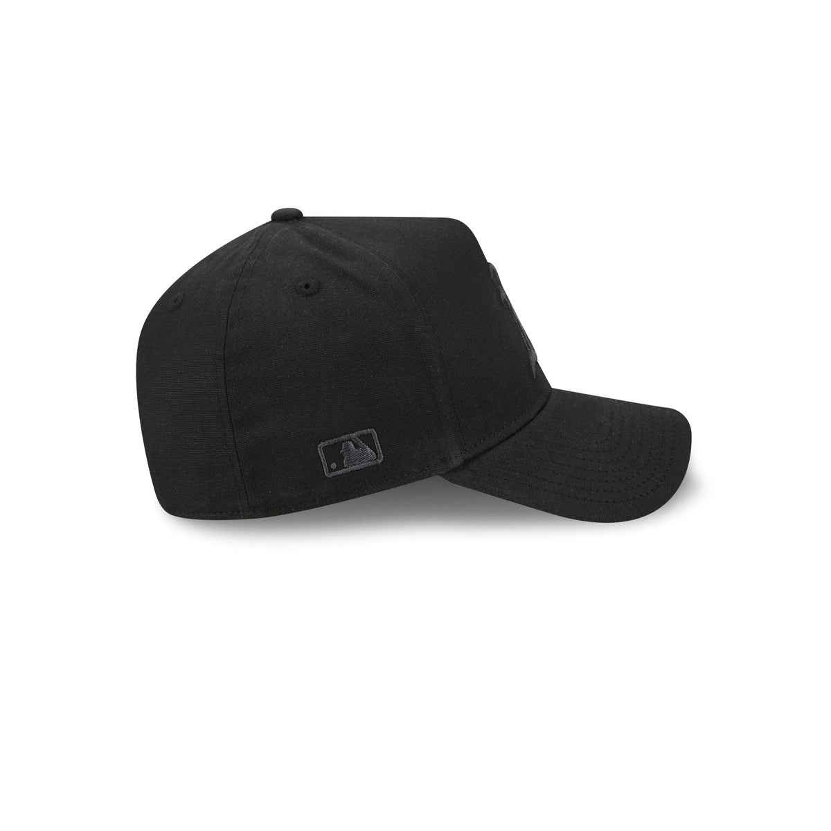 Athletics Waxed Canvas Black 59FORTY A-Frame Fitted Hat