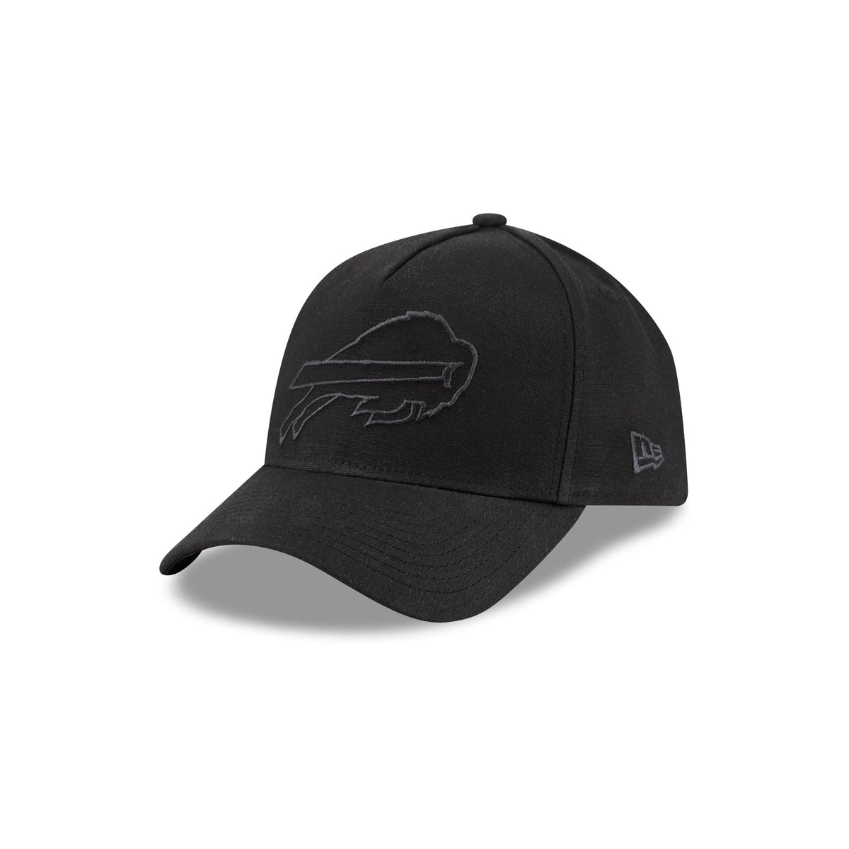 Buffalo Bills Waxed Canvas Black 59FORTY A-Frame Fitted Hat