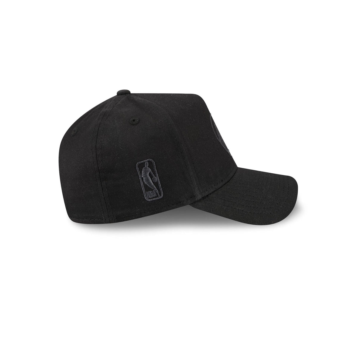 Golden State Warriors Waxed Canvas Black 59FORTY A-Frame Fitted Hat