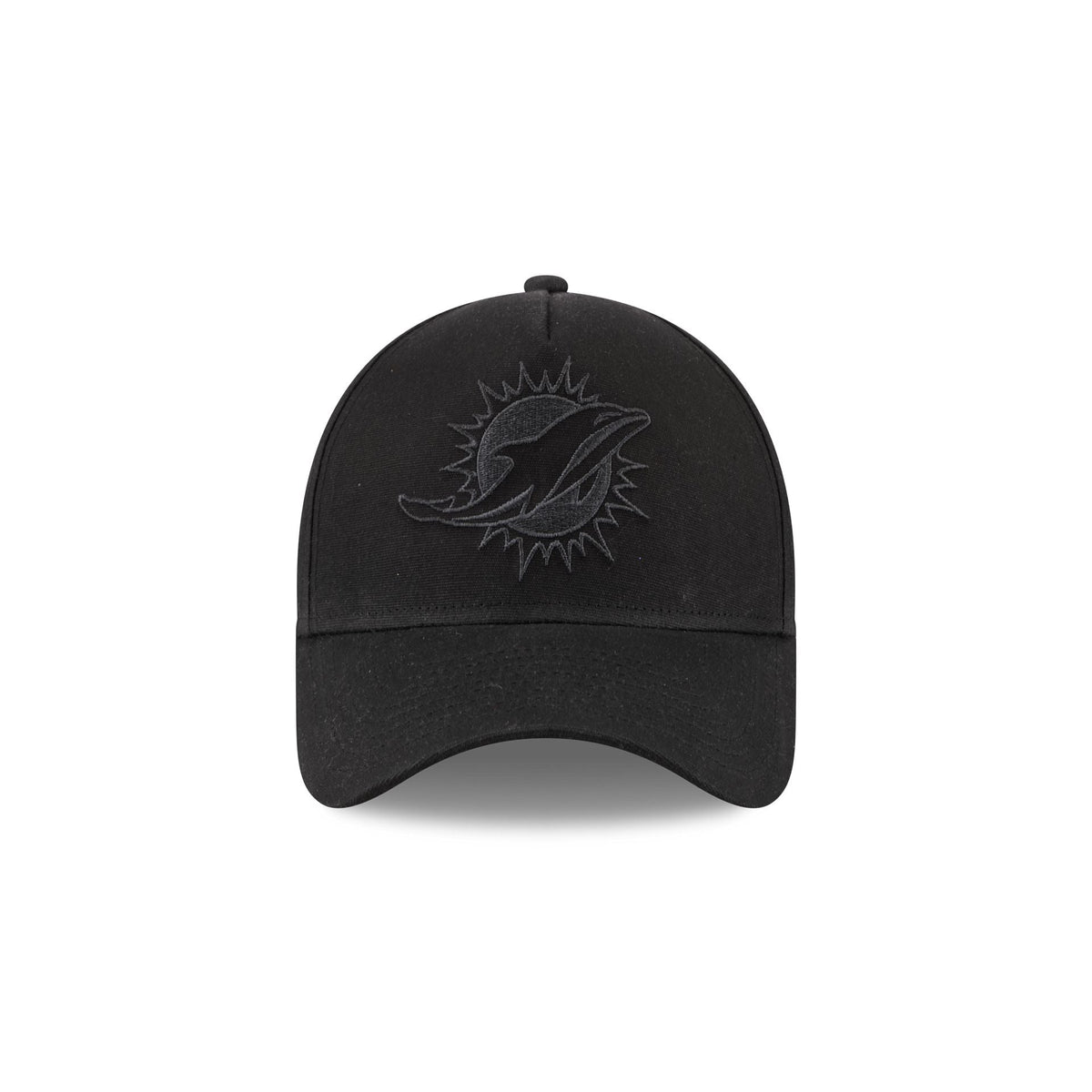 Miami Dolphins Waxed Canvas Black 59FORTY A-Frame Fitted Hat