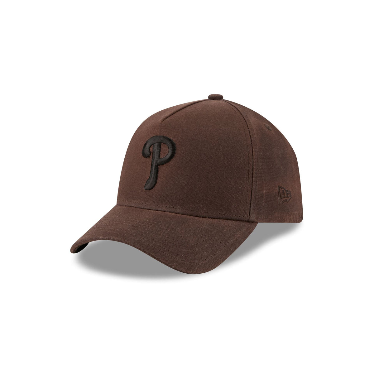 Philadelphia Phillies Waxed Canvas Brown 59FORTY A-Frame Fitted Hat