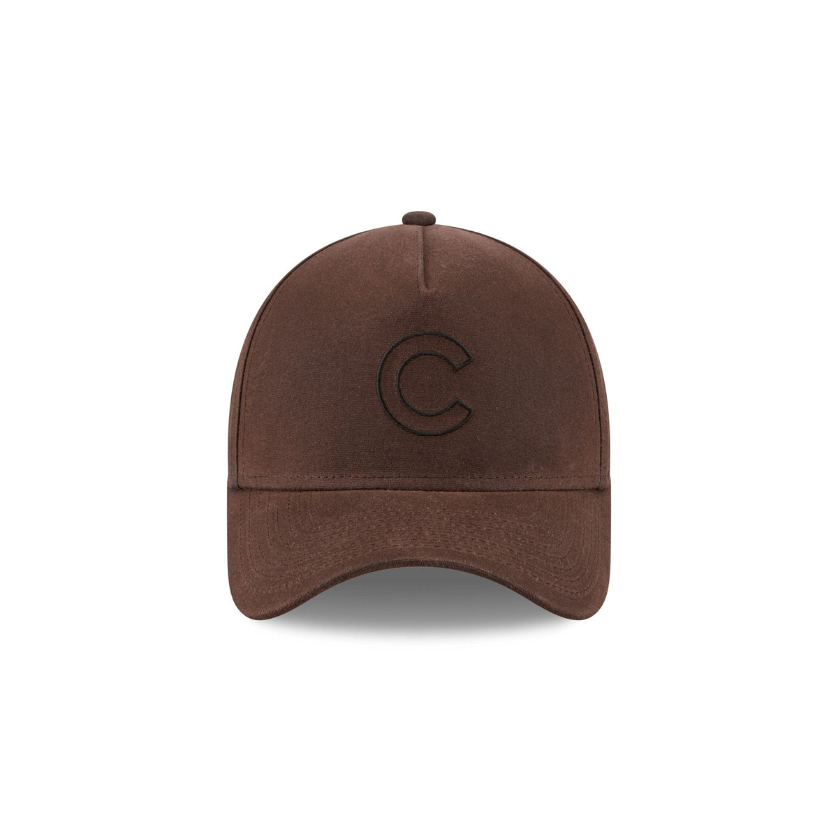 Chicago Cubs Waxed Canvas Brown 59FORTY A-Frame Fitted Hat