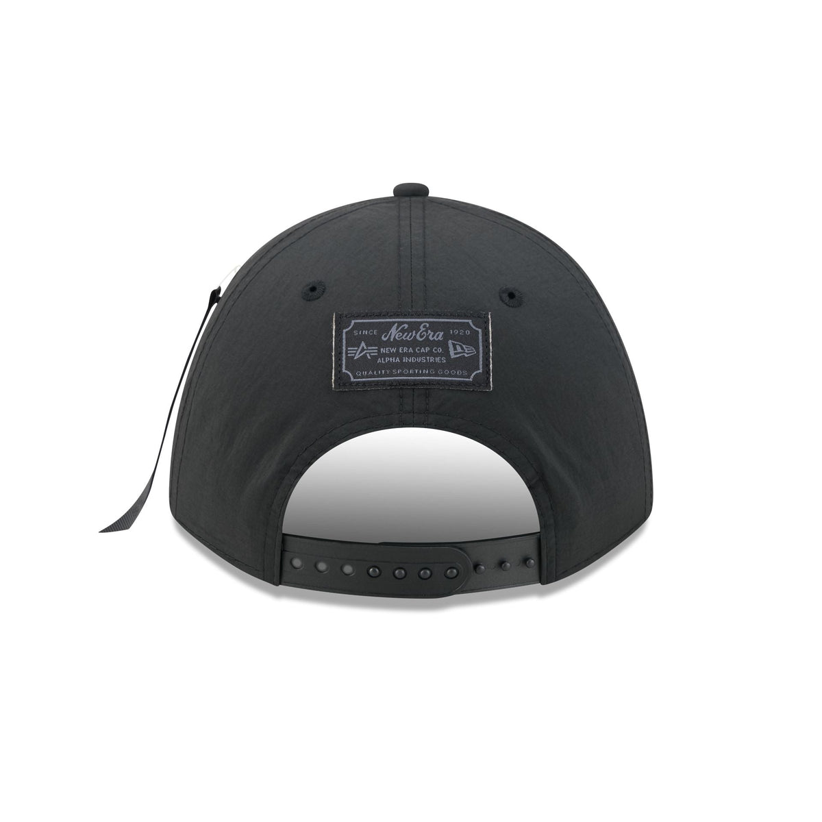 Alpha Industries x Philadelphia Phillies Nylon Black 9FORTY M-Crown A-Frame Snapback Hat
