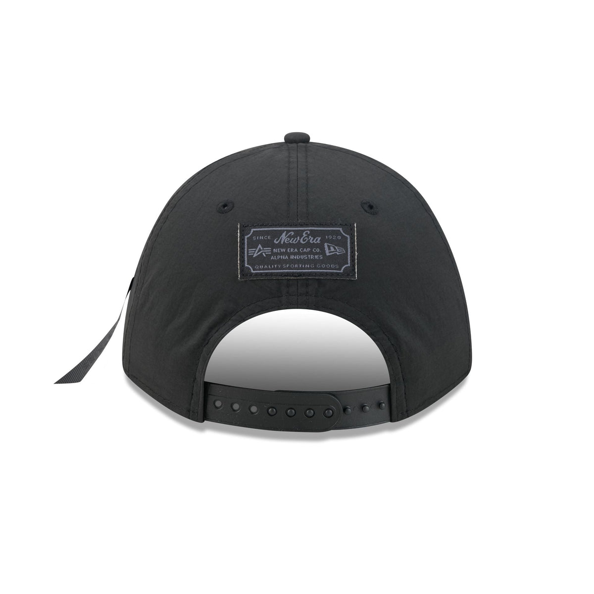 Alpha Industries x Dallas Cowboys Nylon Black 9FORTY M-Crown A-Frame Snapback Hat